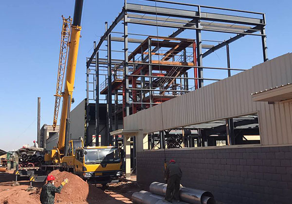 飼料添加劑廢水處理現場安裝實景 飼料添加劑廢水處理現場安裝實景